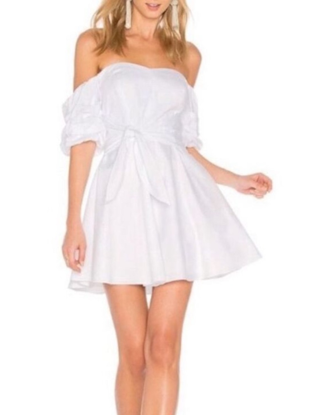 Amanda Uprichard Austin Puff Sleeve Dress